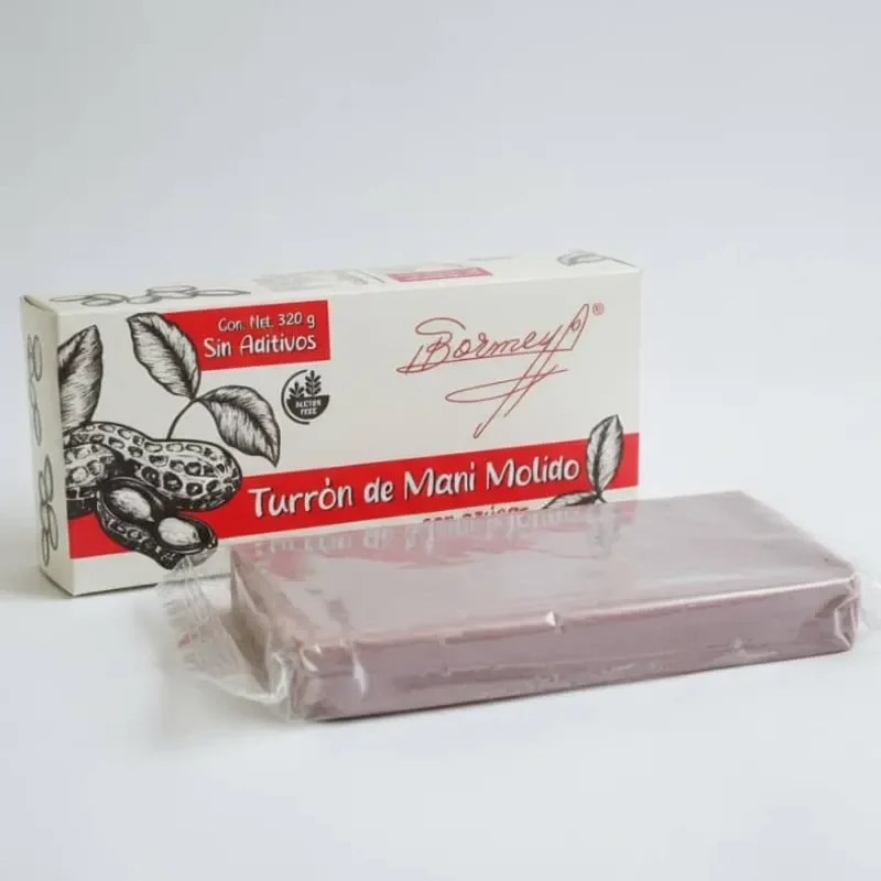 Turrón de Maní Molido Bormey